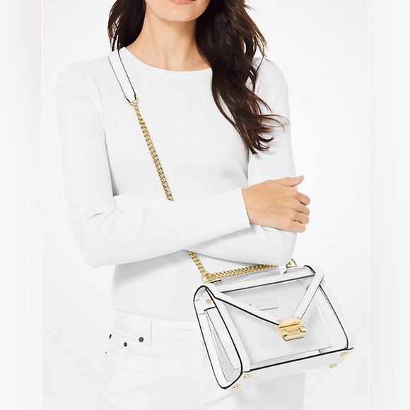 leather crossbody clear michael kors crossbody